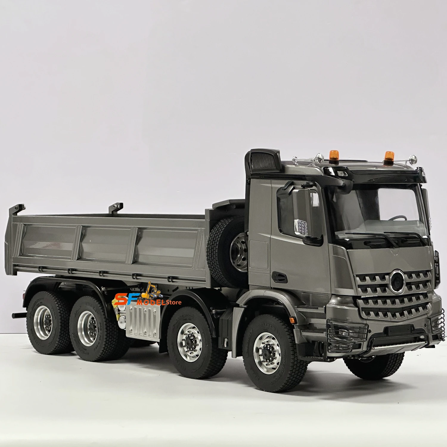 Rc Hydraulic Dump Truck 8X8 Metal - Радиоуправляемый самосвал 8x8, масштаб 1/14, гидравлический,