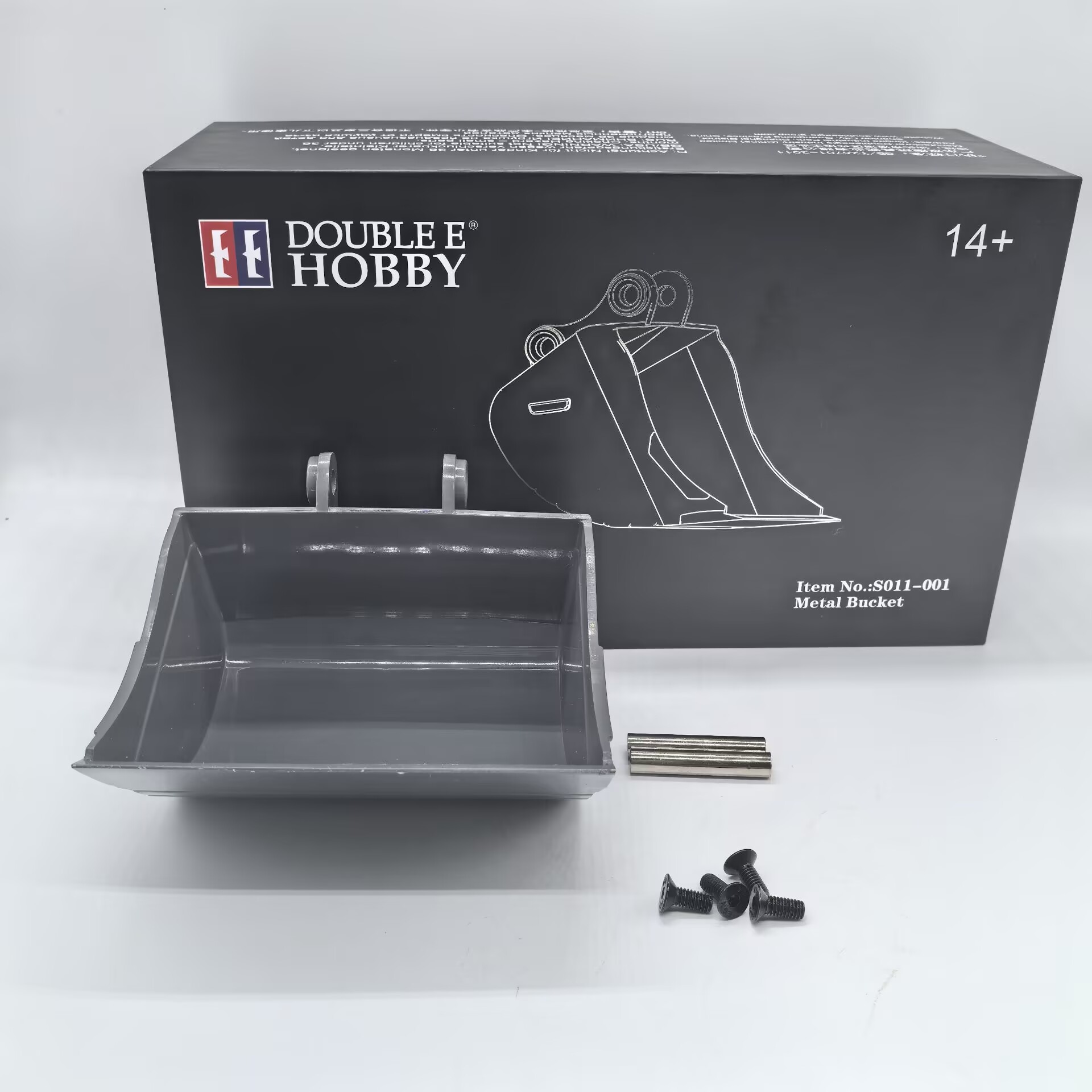 Rc Hydraulic Quick Coupler Bucket - Металлический быстросъемный ковш Double E EC160E