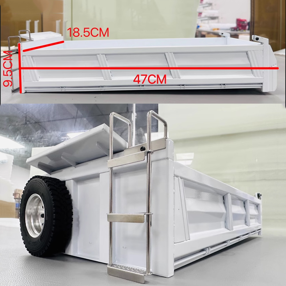 Rc Hydraulic Dump Truck 8X8 Metal - Кузов радиоуправляемого самосвала 1/14 8x8 Радиоуправляемый
