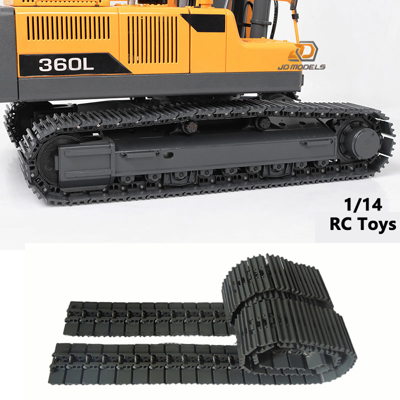 Rc Hydraulic Excavator 1/14 Metal - Комплект имитации металлических гусениц JDM-1A для