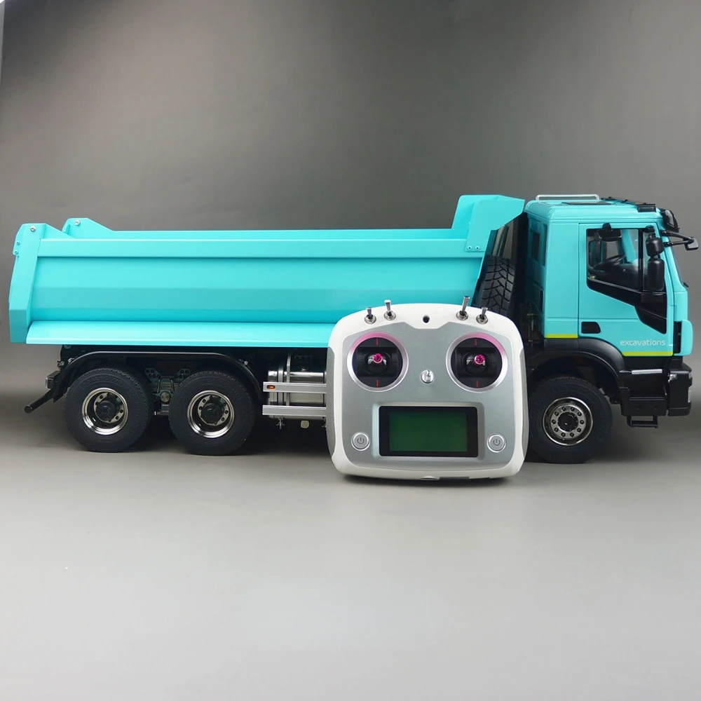 8x8 RC Truck Масштаб 1/14 Гидр – обзор и цена Rc Hydraulic Dump Truck 8X8 Metal
