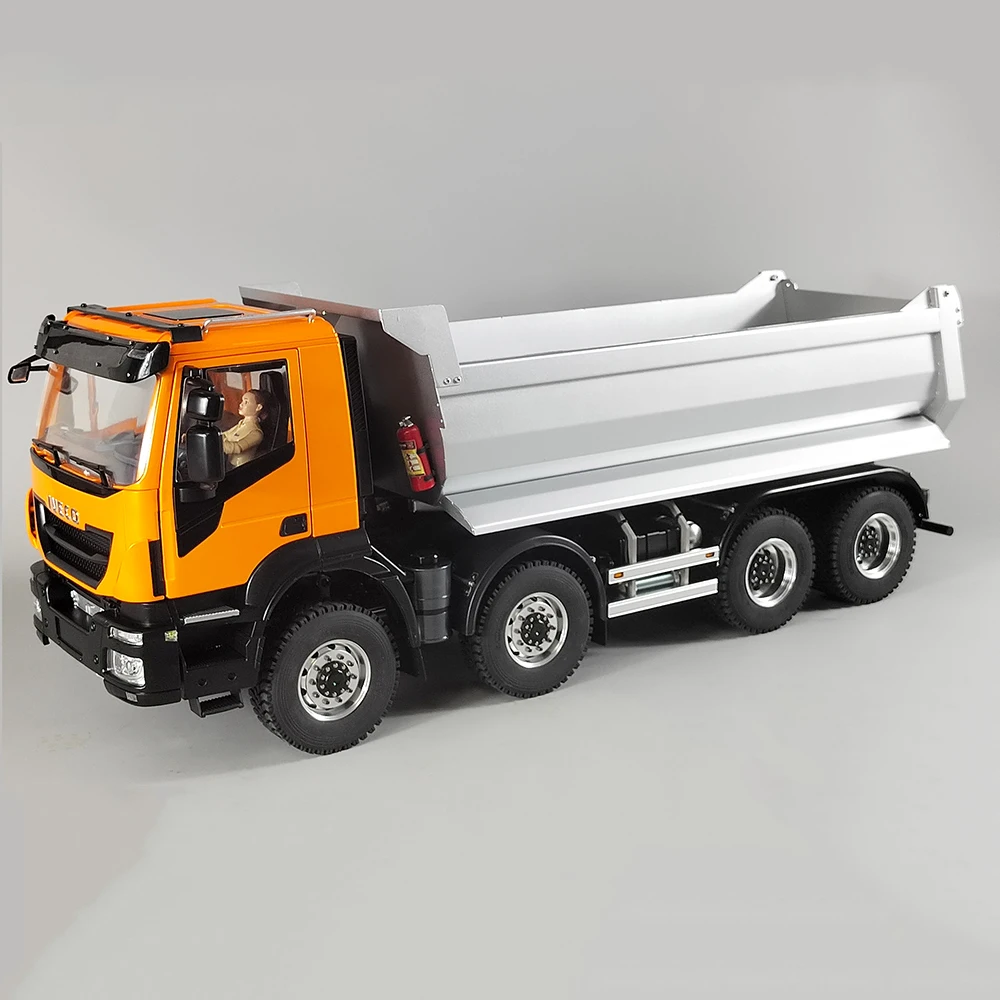 8x8 RC Car 1/14 Гидравлический – обзор и цена Rc Hydraulic Dump Truck 8X8 Metal