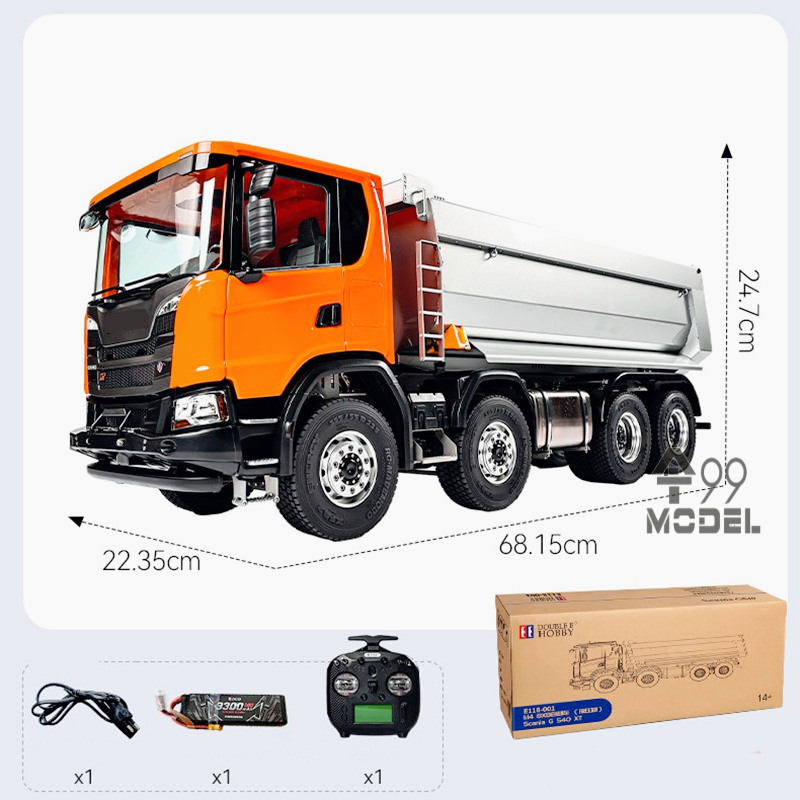 Радиоуправляемая модель самосв – обзор и цена Rc Hydraulic Dump Truck 8X8 Metal